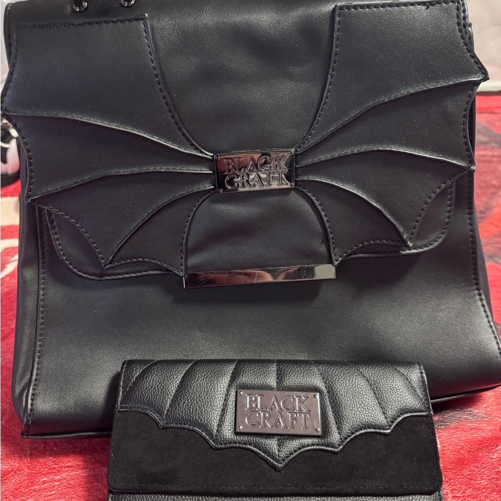 BlackCraft Cult Bat Bag and Wallet Set
